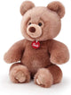 Trudi - classic knuffel teddybeer brando 27 cm - handgemaakt in italie - hoge kwaliteit pluche knuffel - knuffelbeer voor jongens en meisjes - bruin - 24x27x18 cm maat m