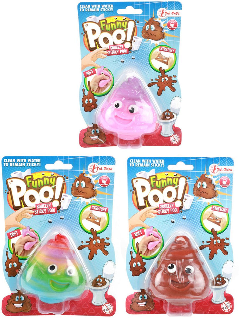 Load image into Gallery viewer, Toi-toys funny poo kleverige rekbare lachende drol
