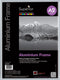 Seco fotolijst - a2 - 42 x 59.4cm - zilver geborsteld aluminium - 11mm frame - se-ala2-sv