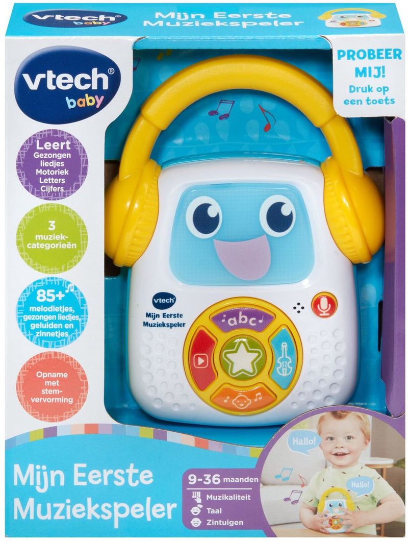 Load image into Gallery viewer, Vtech baby mijn eerste muziekspeler - interactief speelgoed - incl. 23 melodietjes 9 gezonden liedjes - cadeau - vanaf 9 maanden
