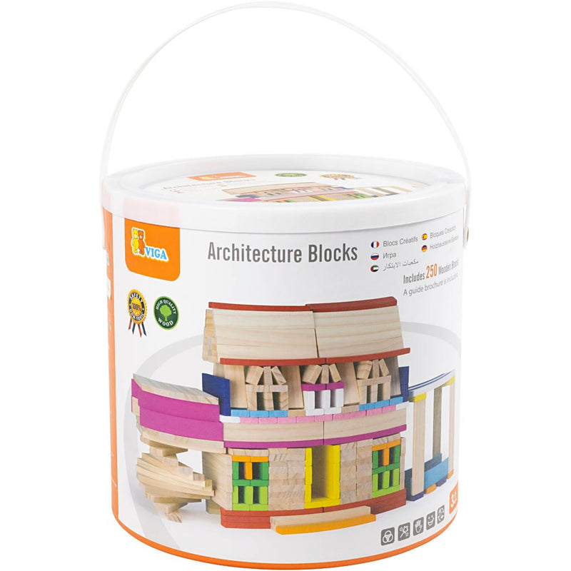Afbeelding laden in galerijviewer, Https: www.cchobby.nl viga-houten-bouwstenen-afm-10-cm-diverse-kleuren-250-onderdelen-1-doos
