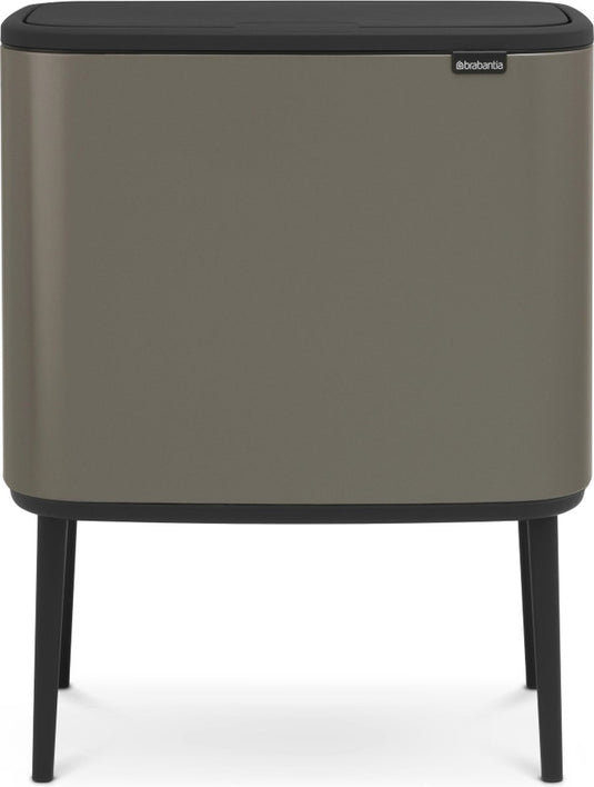 Brabantia bo touch bin prullenbak - 36 liter - 1 vak - platinum