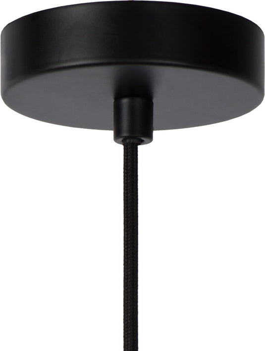 Lucide julius - hanglamp - ø 40 cm - 1xe27 - fumé
