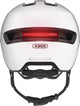 Abus fietshelm hud-y shiny white s - 51-55 cm - wit - geschikt voor gebruik op elektrische fietsen - stadsfietsen - 280 g