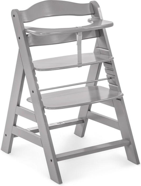 Hauck alpha+ - kinderstoel - fsc® gecertificeerd beukenhout - grey