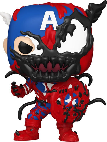 Funko marvel carnage captain america vinylfiguur 1436 pop! meerkleurig