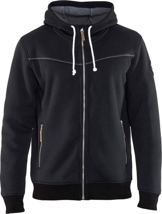 Blåkläder 4933-2514 hoodie met warme voering zwart maat m