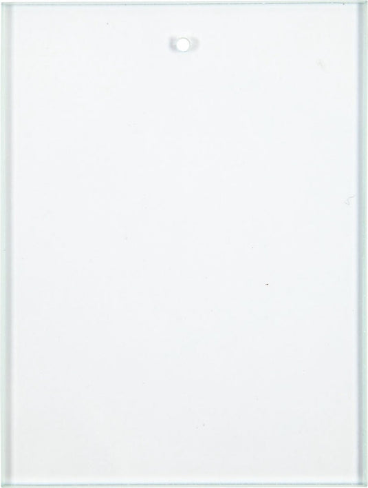 Creativ company creotime glazen plaat 10 stuks 8 x 6 cm vierkant