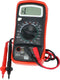 Carpoint digitale multimeter – meet verschillende spanningen, weerstand diodemetingen - duidelijke digitale display - 7 karakters en 15mm hoog - functie bereikschakelaar - 2 kleur gecodeerde snoeren