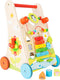 Small foot - houten baby walker loopwagen kleurrijk