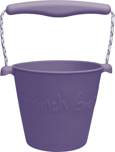 Scrunch speelgoedemmer - paars - opvouwbaar - recycleerbaar