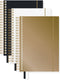 Kangaro spiraalboek - pure croco - a5 - lijn - 3 kleuren - k-pm610022skz