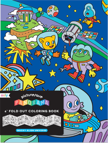 Ooly - pittoresk panorama - wacky buitenaards universum - tekenboek