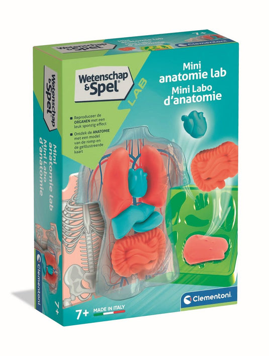 Clementoni - squishy anatomie - educatief speelgoed voor kinderen - stem speelgoed - vanaf 7 jaar