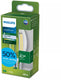 Philips led philips ultra efficient led kaarslamp transparant - 40 w - e14 - koelwit licht - energielabel a