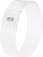 Sigel evenementenbandjes- super soft - 225x25mm - 120 stuks - wit - si-eb216