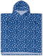 Swim essentials - poncho - 65 x 65 cm - kind - luipaardprint - 100% katoen - blauw