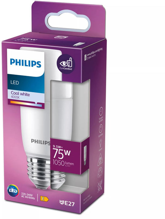 Philips led staaf mat - 75 w - e27 - koelwit licht