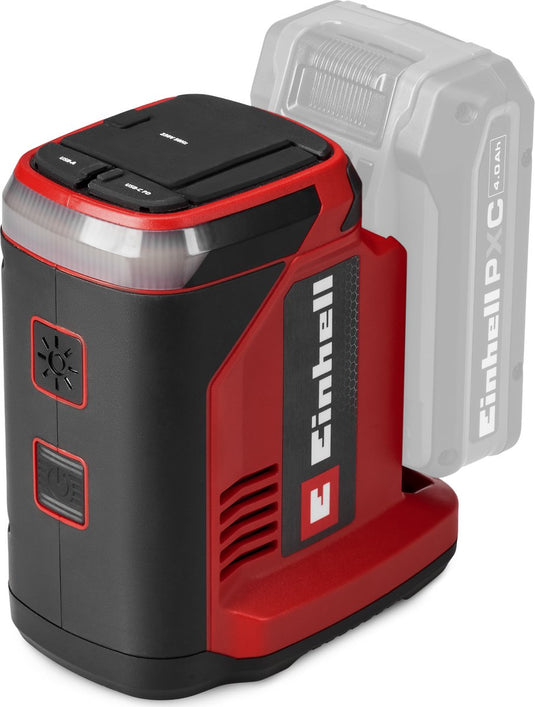 Einhell accu inverter tc-es 18 150 1 li solo - power x-change - 18 v li-ion - 18v naar usb-a (10w), usb-c (60w) en 230v (150w)