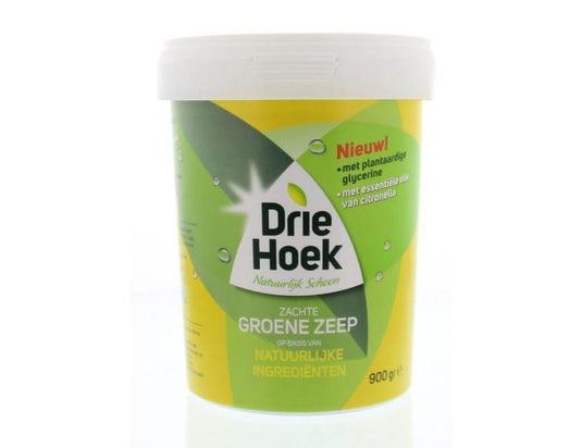 Driehoek zeep driehoek zachte groene zeep - 900g