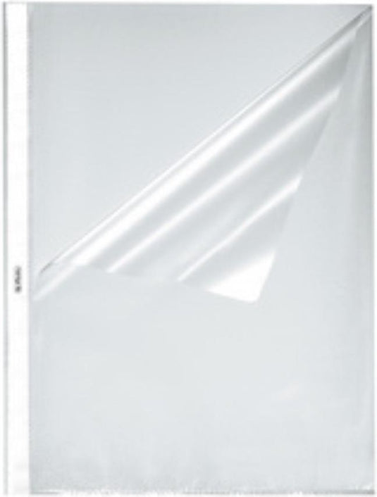 Herlitz folderhoes - din a4 - generfd - 0.055 mm - 100 stuks