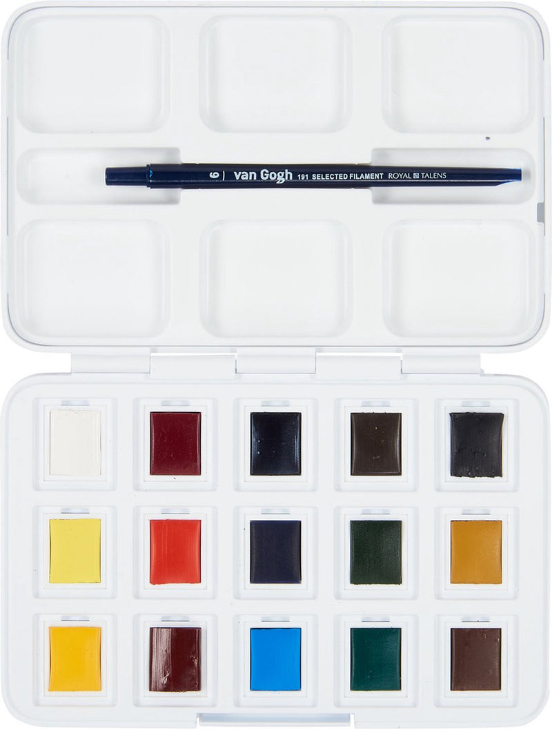 Afbeelding laden in galerijviewer, Talens van gogh aquarelverf pocketbox
