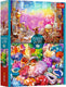 Trefl legpuzzel cosmos en kristallen 2x500 stukjes - kleurrijk puzzelplezier.