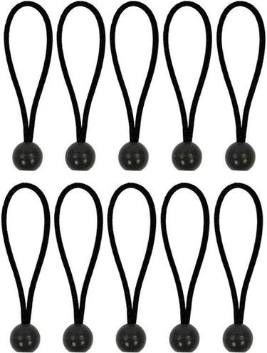 Proplus 365644 tentspannerset zeltspanner-set 10 stück - elastisch 15cm mit kunststoffball 10 stuk(s)