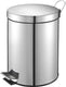 V-part - pedaalemmer 5 liter - stainless steel - rvs - prullenbak