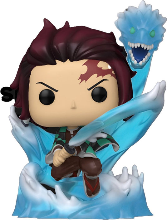 Funko pop! demon slayer - tanjiro kamado with dragon (gitd) (special edition)