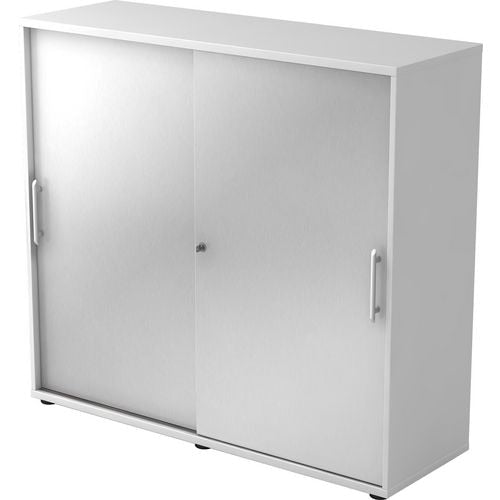 Bach schuifdeurkast hammerer 3fh zilver, wit