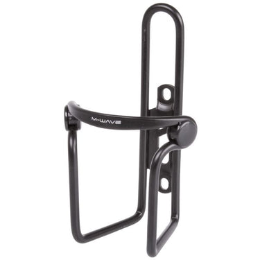 M-wave bidonhouder aluminium met pvc klemmen - zwart
