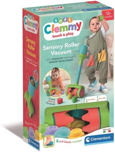 Clementoni soft clemmy stofzuiger met 6 blokken