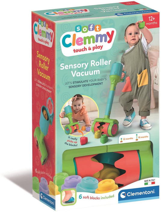 Clementoni soft clemmy stofzuiger met 6 blokken