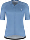 Bbb cycling donnafit r - duurzaam fietsshirt dames korte mouw - 15-25 °c - ademend mtb en wielrenshirt - 3 achterzakken - blauw