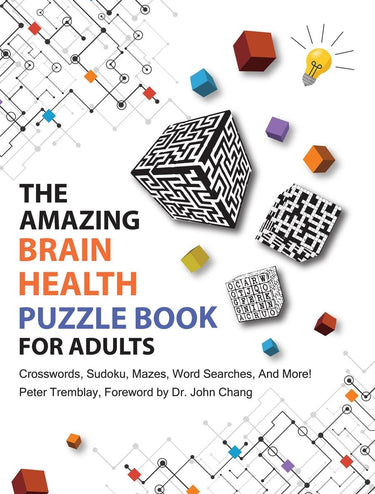 The amazing brain health puzzle book for adults