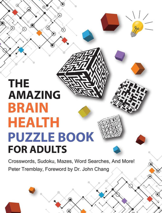 The amazing brain health puzzle book for adults