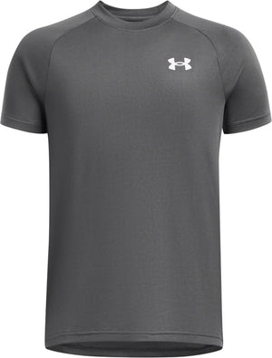 Under armour ua tech 2.0 ss unisex sportshirt - grijs - wit 128