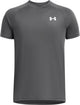 Under armour ua tech 2.0 ss unisex sportshirt - grijs - wit 128