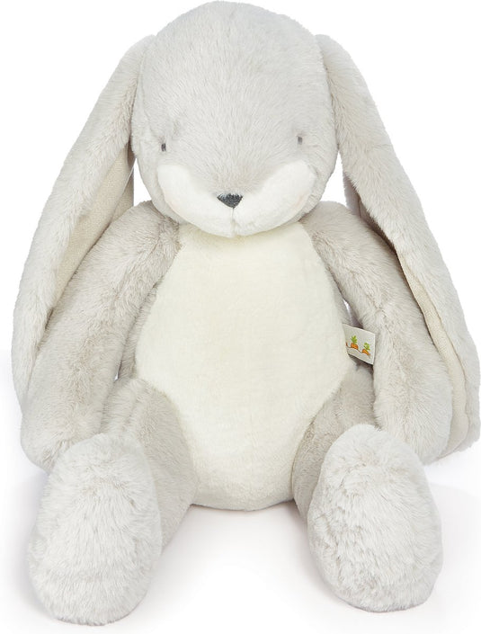 Bunnies by the bay nibble konijn - knuffeldier - geborduurde details - 46 cm - grijs