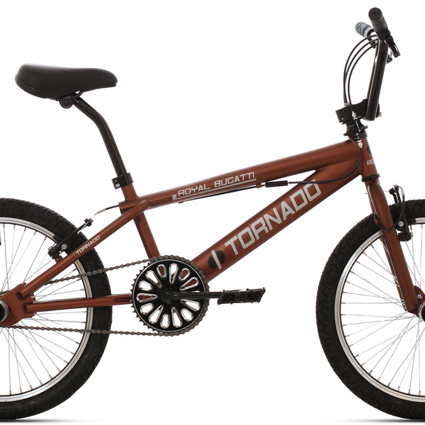 Freestyle BMX 20" Royal Bugatti - dark brown matte black with black tires