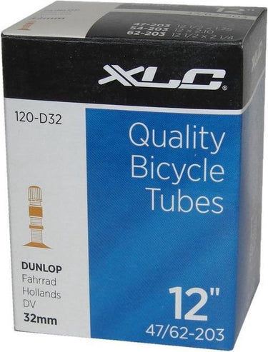 Xlc vt-d12 binnenband – binnenband 12 inch - 47 62-203 - dunlop ventiel - geschikt voor kinderfietsen