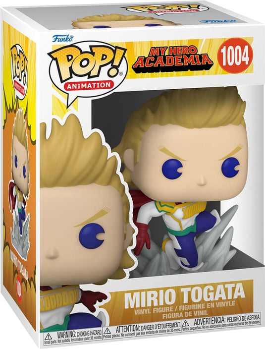 Funko my hero academia verzamelfiguur pop! animation mirio in hero costume 9 cm multicolours