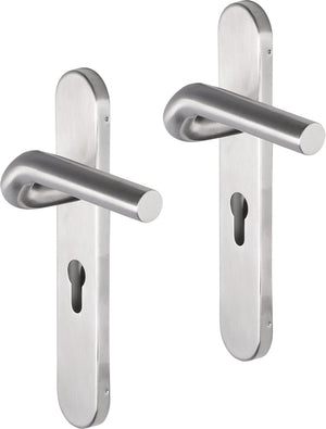 Impresso newport rvs geborsteld op ovaal schild pc55