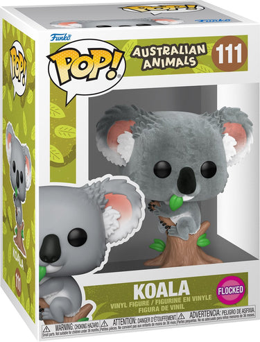 Funko pop! australian animals - koala (flocked) #111