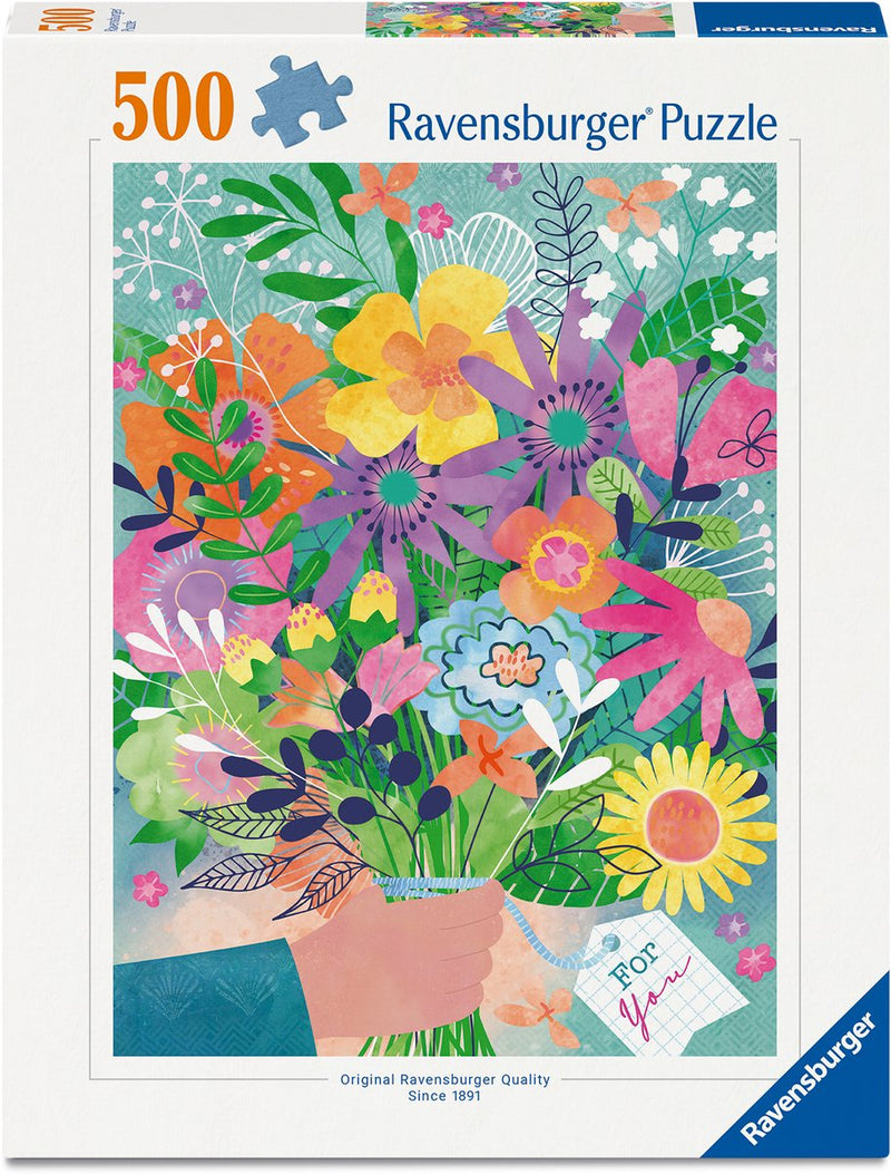 Load image into Gallery viewer, Ravensburger – bloemen voor jou – legpuzzel – 500 stukjes
