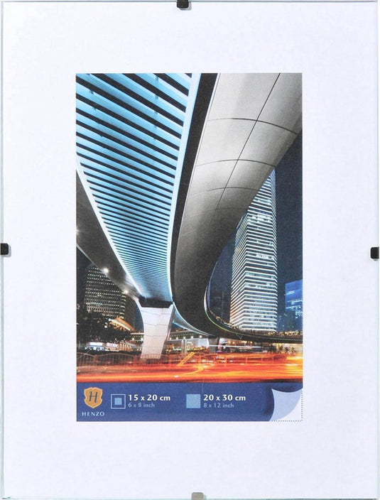 Henzo fotolijst - - clip frame - fotomaat 20x30 cm - transparant