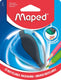 Maped office maped potloodslijper clean 2-gaats roos - blauw of groen