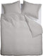 Ambiante satin uni dekbedovertrek - lits-jumeaux xl - 260 x 200 220 cm - grijs