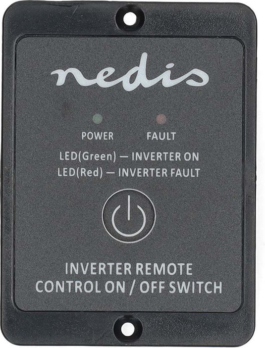 Nedis afstandsbediening voor omvormer – 6 m kabel – rj12 – zwart